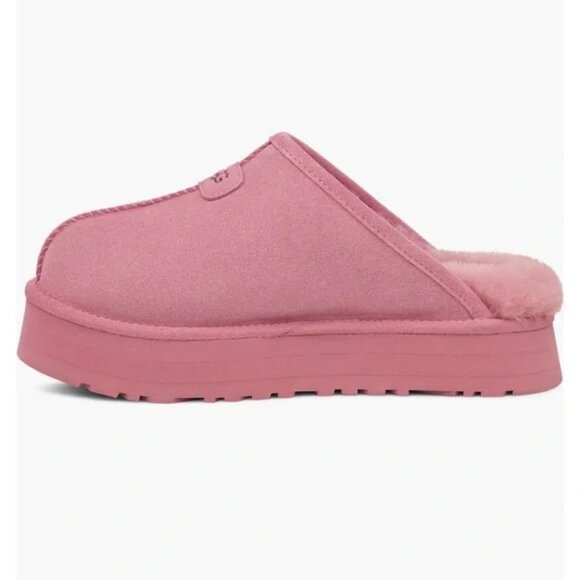 UGG 'Discoquette' Suede/UGG Plush Slide Slipper, Dusty Orchid - Picture 5 of 6